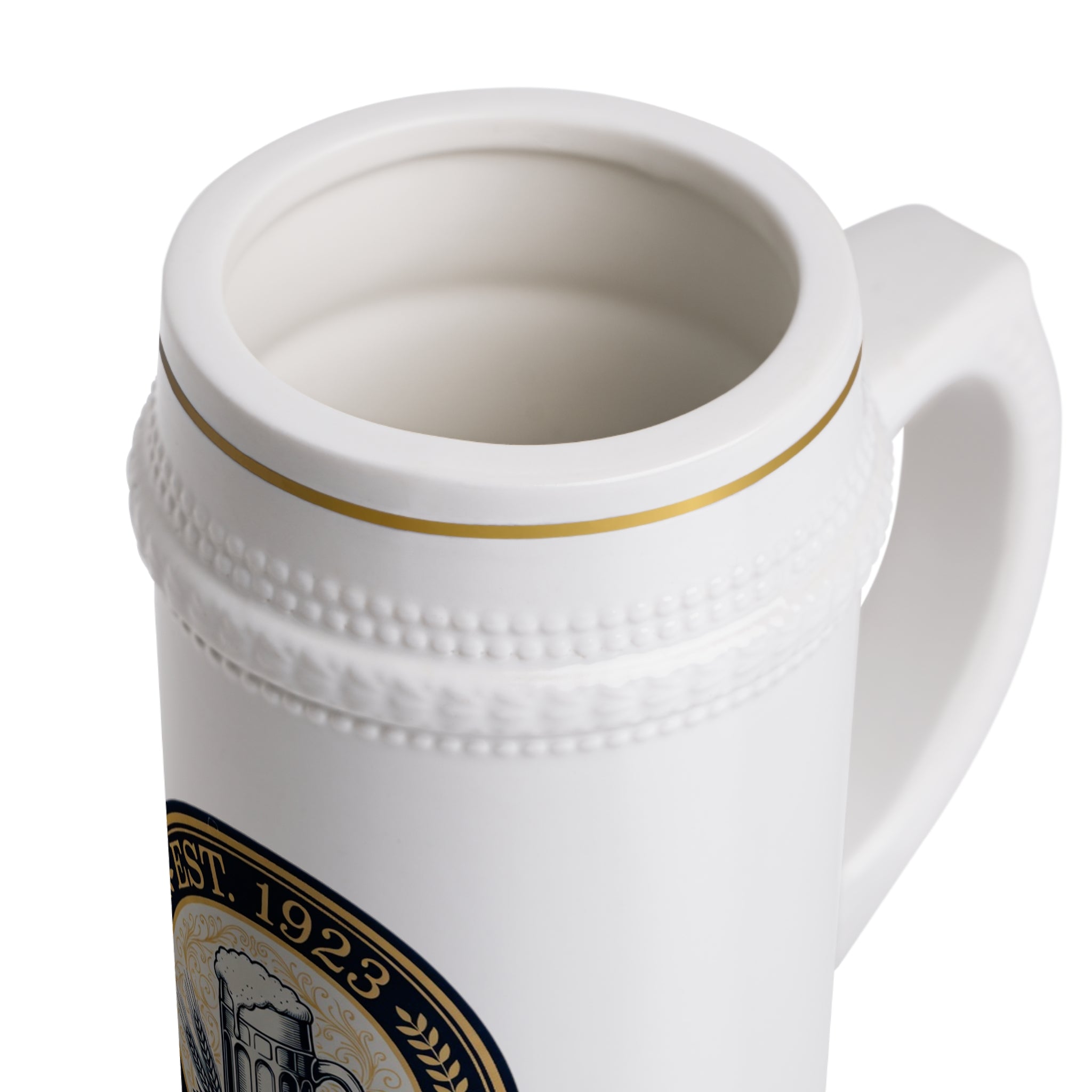 Pils Haus Ceramic Beer Stein — Bohemian Style Beer Label