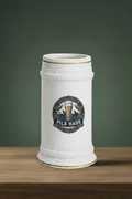 Pils Haus Ceramic Beer Stein – German Style Beer Label