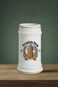 Pils Haus Ceramic Beer Stein – Premium Brew 1834 Logo