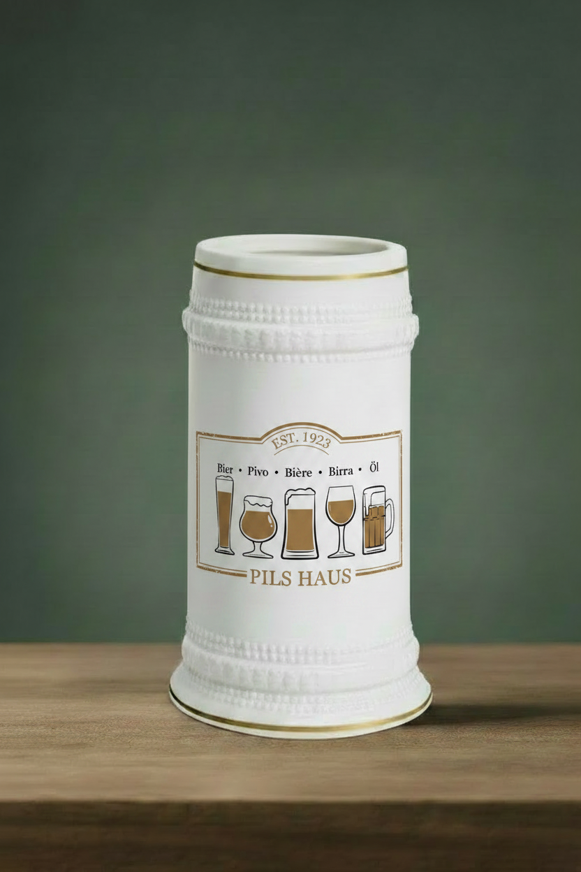 Pils Haus Ceramic Beer Stein – Beer Glasses
